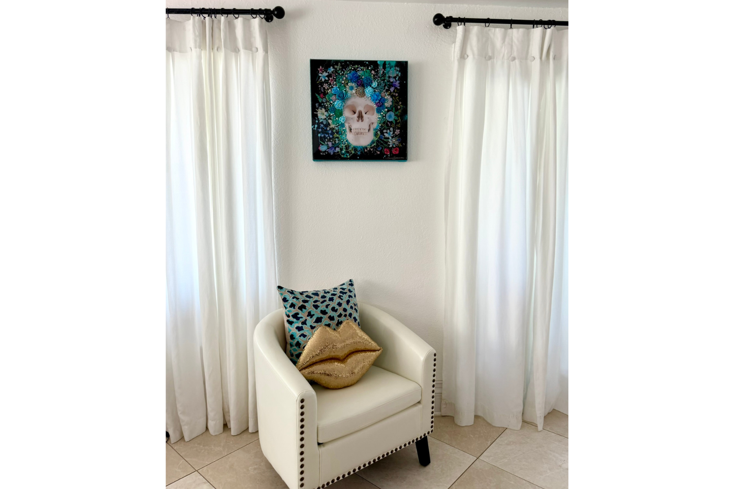 Gucci Skull in Teals