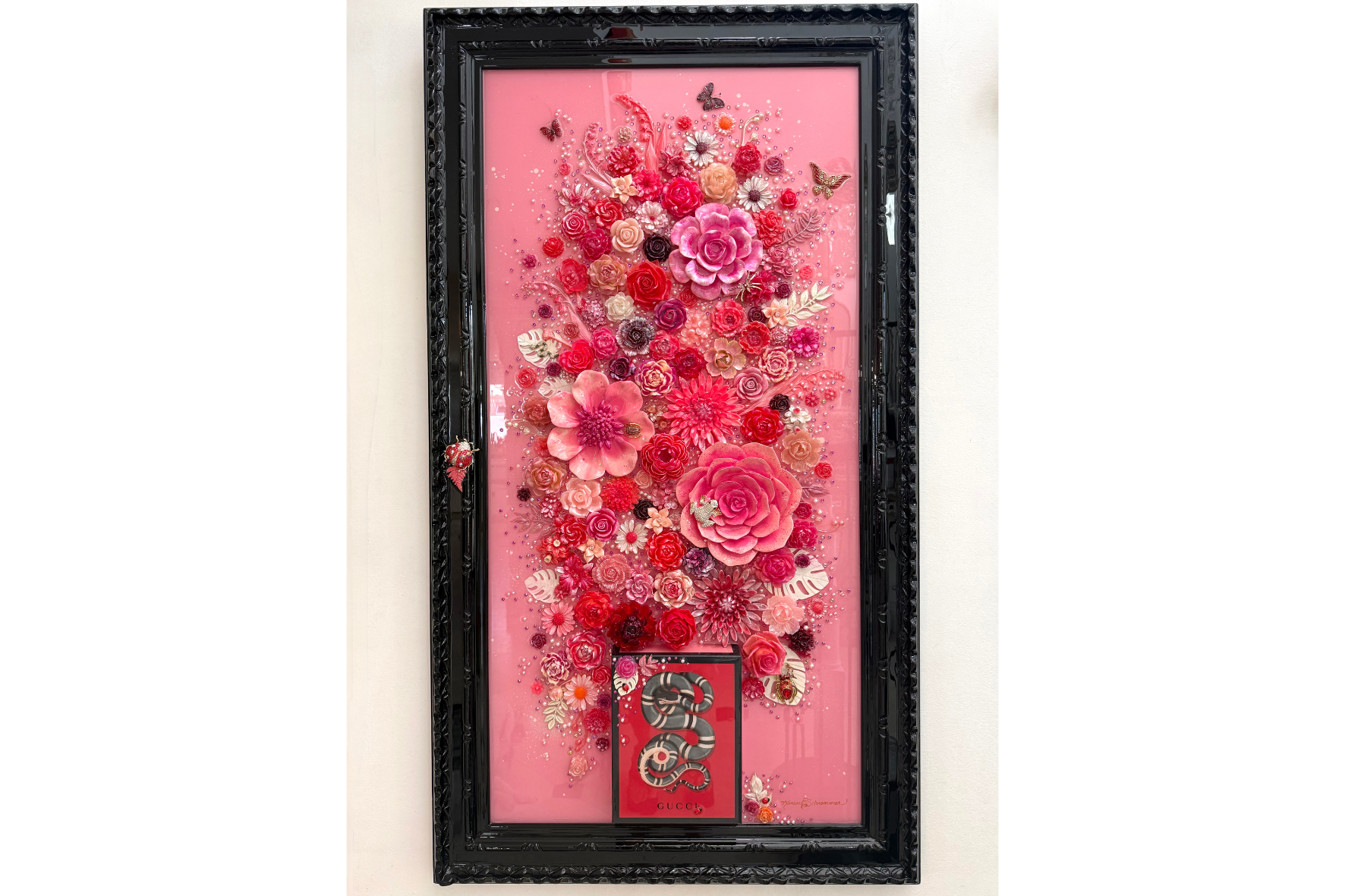 Gucci Rouge - Snake in Bloom – Karen Schremmer Art
