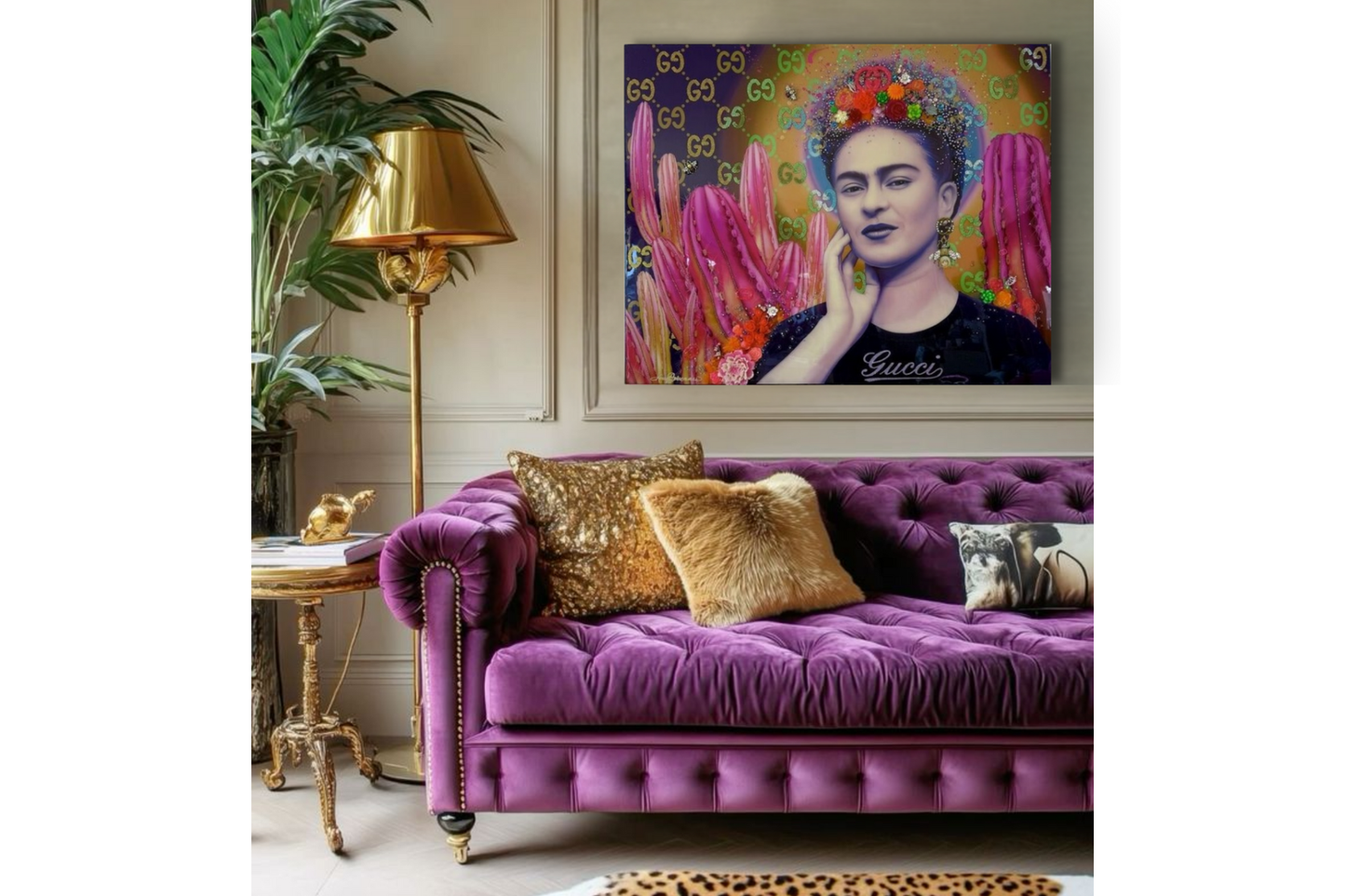 Guccification of Ms. Frida Kahlo