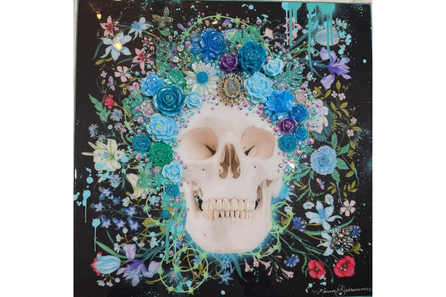 Gucci Skull in Teals